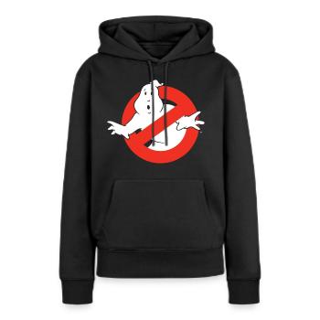 Ghostbusters Logo - Frauen Premium Bio Hoodie - Schwarz - Vorne - Julia (174cm)