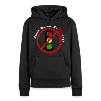 Ampel Regierung - Frauen Premium Bio Hoodie - Schwarz - Vorne - Julia (174cm)