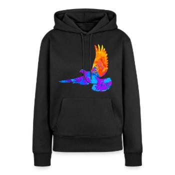 Dove Dove of Peace Peace Ukraine - Women’s Premium Organic Hoodie - black - Front - Julia (174cm)