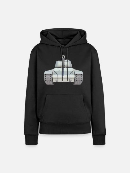 TANK KV1 - Frauen Premium Bio Hoodie - Schwarz