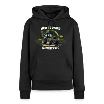 Today is Interpreted - Set - Women’s Premium Organic Hoodie - black - Front - Julia (174cm)