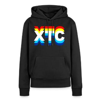 XTC, Ecstasy, Drogen - Frauen Premium Bio Hoodie - Schwarz - Vorne - Julia (174cm)