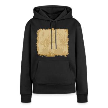Uralter Drache - Frauen Premium Bio Hoodie - Schwarz - Vorne - Julia (174cm)