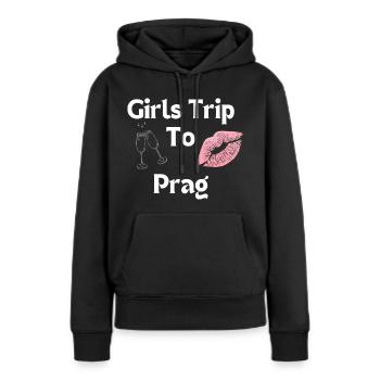 Girls Trip to Prague Hen Party - Women’s Premium Organic Hoodie - black - Front - Julia (174cm)