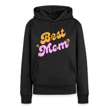 Best Mom - Frauen Premium Bio Hoodie - Schwarz - Vorne - Julia (174cm)