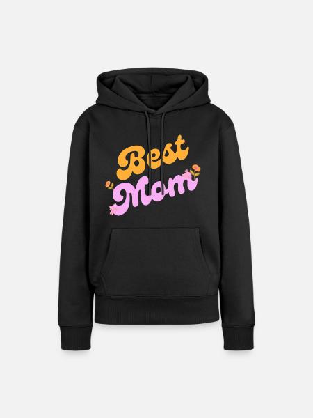 Best Mom - Frauen Premium Bio Hoodie - Schwarz