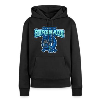 Mandolin Serenade - Frauen Premium Bio Hoodie - Schwarz - Vorne - Julia (174cm)