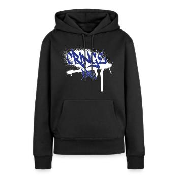 Jeux et streaming | Embarrassant Bro - Sweat à capuche Premium bio Femme - noir - Devant - Julia (174cm)