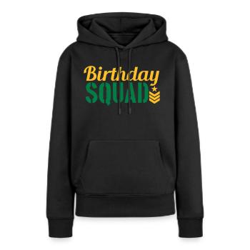 squad militaer armee army general komando einheit - Frauen Premium Bio Hoodie - Schwarz - Vorne - Julia (174cm)