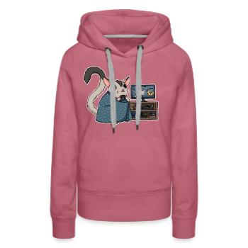 gaming sugarglider - Women’s Premium Organic Hoodie - mauve - Front - Isabella (175cm)