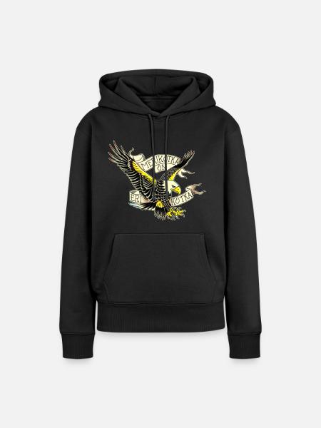 Merikotka - Frauen Premium Bio Hoodie - Schwarz