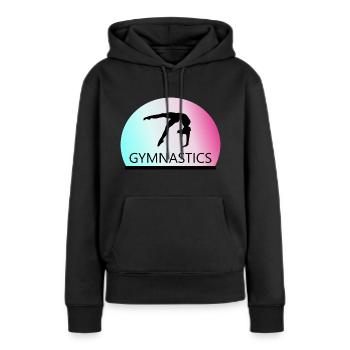 Gymnastics, Gymnastics, Gymnastics - Women’s Premium Organic Hoodie - black - Front - Julia (174cm)