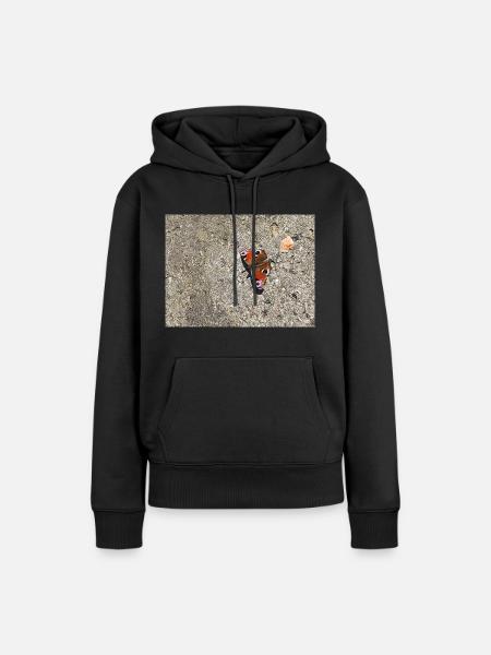 Schmetterlingsliebe - Frauen Premium Bio Hoodie - Schwarz