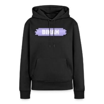 Mutter Binah - Frauen Premium Bio Hoodie - Schwarz - Vorne - Julia (174cm)