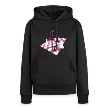 Chess, Chess - Women’s Premium Organic Hoodie - black - Front - Julia (174cm)