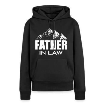Schwiegervater - Frauen Premium Bio Hoodie - Schwarz - Vorne - Julia (174cm)