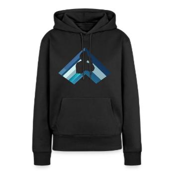Stimme Gesang Karaoke - Frauen Premium Bio Hoodie - Schwarz - Vorne - Julia (174cm)
