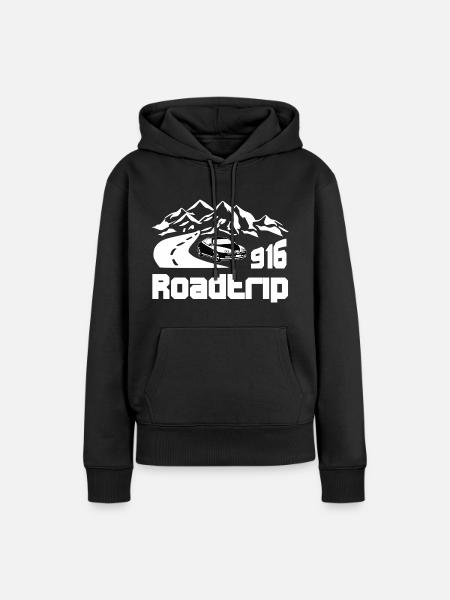 T-Shirt Roadtrip 916 Alfisti - Frauen Premium Bio Hoodie - Schwarz