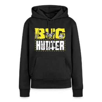 Entomology Entomologist Insects Bugs Bug Hunter - Frauen Premium Bio Hoodie - Schwarz - Vorne - Julia (174cm)