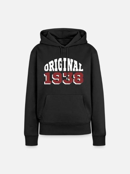 Original 1938 - Frauen Premium Bio Hoodie - Schwarz