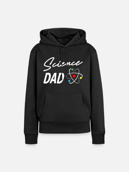Science Dad - Frauen Premium Bio Hoodie - Schwarz