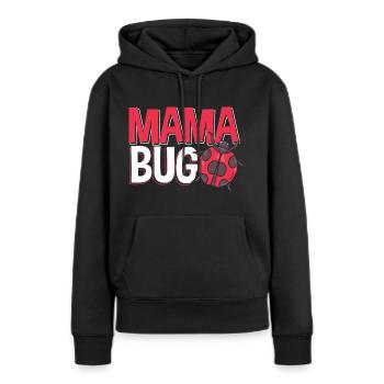 Ladybug Entomologist Ladybirds Entomology Mama Bug - Frauen Premium Bio Hoodie - Schwarz - Vorne - Julia (174cm)