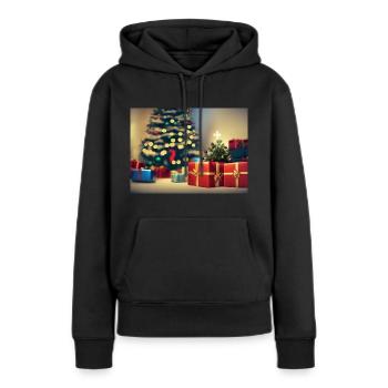 Christmas Gifts - Women’s Premium Organic Hoodie - black - Front - Julia (174cm)