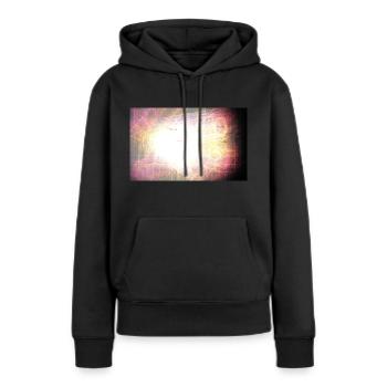Raum, Fantasie, Licht - Frauen Premium Bio Hoodie - Schwarz - Vorne - Julia (174cm)