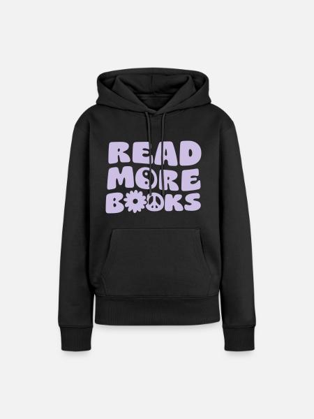 Read More Books - Frauen Premium Bio Hoodie - Schwarz