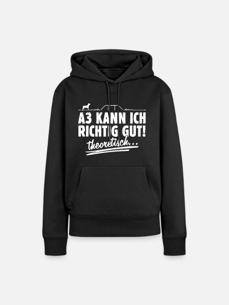 Lustiger Hunde Spruch Agility Hundesport Geschenk - Frauen Premium Bio Hoodie - Schwarz