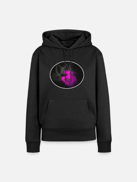Farbenexplosion - Frauen Premium Bio Hoodie - Schwarz