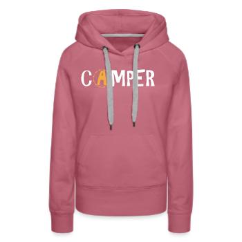 Camper - Frauen Premium Bio Hoodie - Malve - Vorne - Isabella (175cm)