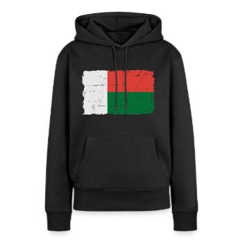 Flag of Madagascar - Madagascar flag - Women’s Premium Organic Hoodie - black - Front - Julia (174cm)