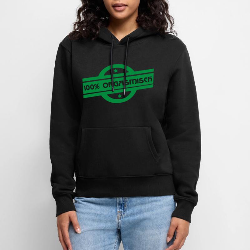 orgasmisch oder organic Frauen Premium Bio Hoodie
