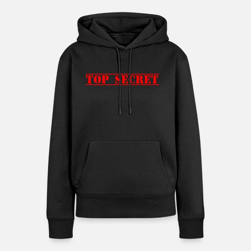 Top secret - Women’s Premium Organic Hoodie - black