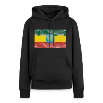 Ethiopia - Women’s Premium Organic Hoodie - black - Front - Julia (174cm)