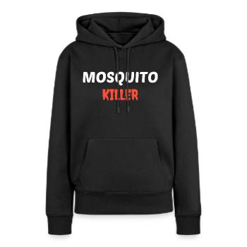 Mücken-Killer - Frauen Premium Bio Hoodie - Schwarz - Vorne - Julia (174cm)