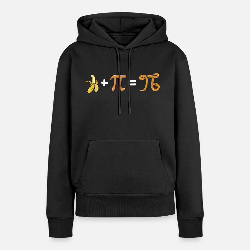 Banana Ball Python Herpétologiste Pi Mathématiques - Sweat à capuche Premium bio Femme - noir