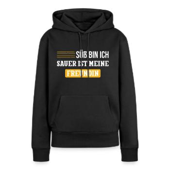 Halloween Kostüm - Alles für dein Spuk Outfit - Frauen Premium Bio Hoodie - Schwarz - Vorne - Julia (174cm)