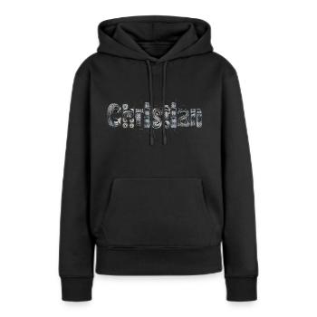 Christian autoreifen automechaniker - Frauen Premium Bio Hoodie - Schwarz - Vorne - Julia (174cm)