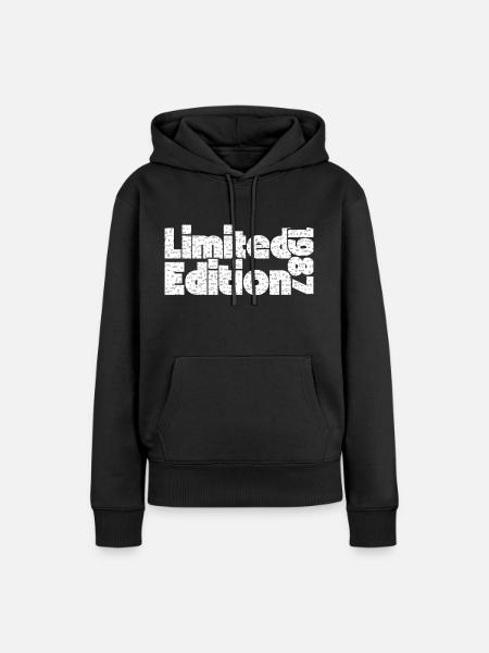 Limitierte Auflage 1987 - Frauen Premium Bio Hoodie - Schwarz