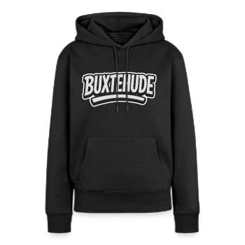 Buxtehude Niedersachsen - Frauen Premium Bio Hoodie - Schwarz - Vorne - Julia (174cm)
