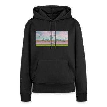 Grausame Sommer-Skyline Cruel Skyline d’été - Sweat à capuche Premium bio Femme - noir - Devant - Julia (174cm)
