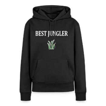 League of Legens Best Jungler - Women’s Premium Organic Hoodie - black - Front - Julia (174cm)