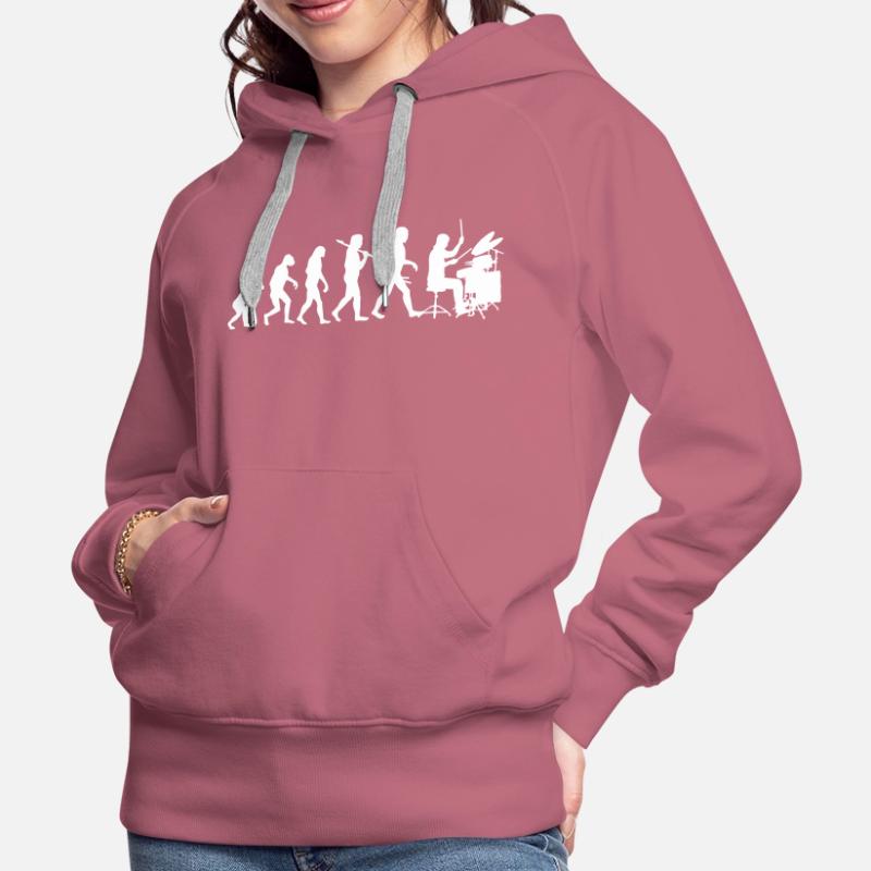 Batterie Evolution Percussion Evolution Sweat à capuche Premium bio Femme