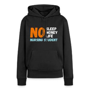 Ausbildung Krankenschwester - Frauen Premium Bio Hoodie - Schwarz - Vorne - Julia (174cm)
