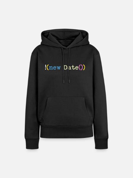 Not today Informatiker Programmierer - Frauen Premium Bio Hoodie - Schwarz