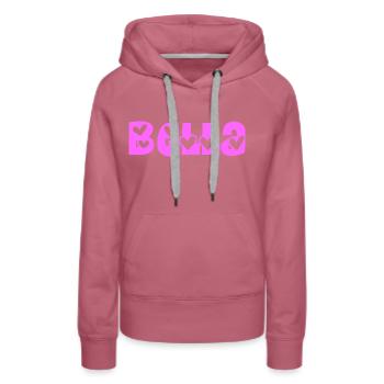 Bella Girl First Name - Women’s Premium Organic Hoodie - mauve - Front - Isabella (175cm)