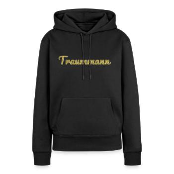Traummann - Frauen Premium Bio Hoodie - Schwarz - Vorne - Julia (174cm)