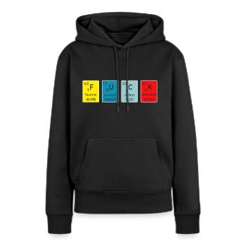 fuck mendeleev - Frauen Premium Bio Hoodie - Schwarz - Vorne - Julia (174cm)